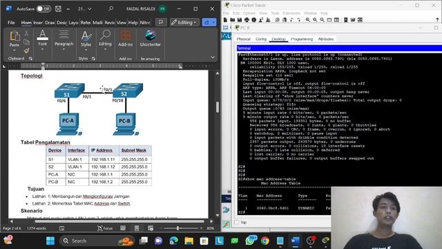 Tugas Praktikum 4_Menampilkan Tabel MAC Address Switch смотреть онлайн