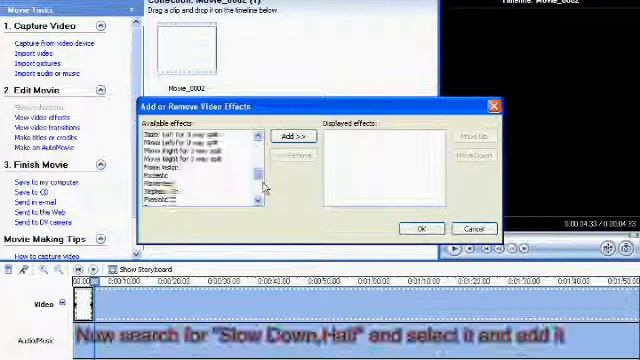Fast motion , Slow motion video/clip on windows movie maker - xp , win live maker смотреть онлайн