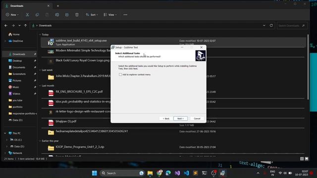 How to install Sublime Text 4 Windows |2023 update |with demo Guide Hindi for beginners#viral#codin смотреть онлайн