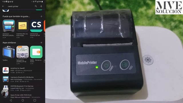 Como configurar Impresora Portatil Bluetooth con Celular o Tableta Para Punto de Venta Android смотреть онлайн