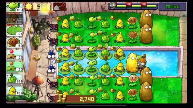 Plants Vs Zombies IOS 1.9.13 Gameplay Part 8 - Watery Stars (No Commentary) смотреть онлайн