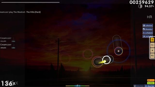 The Weeknd - The Hills - osu! смотреть онлайн
