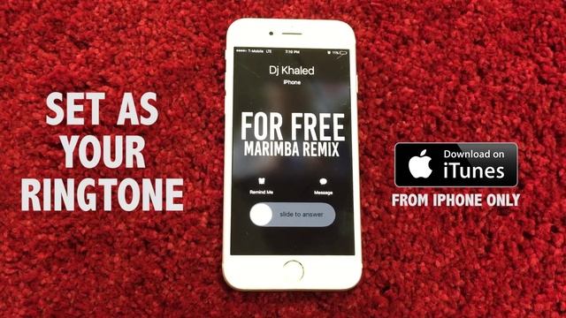 DJ Khaled Feat. Drake For Free Marimba Remix Ringtone смотреть онлайн