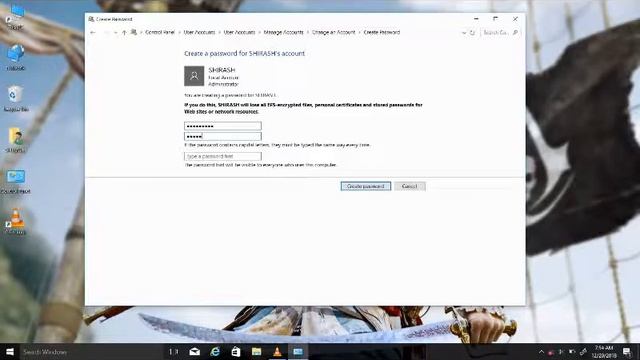 How to create password and how to check display adapter properties on Windows 10 смотреть онлайн