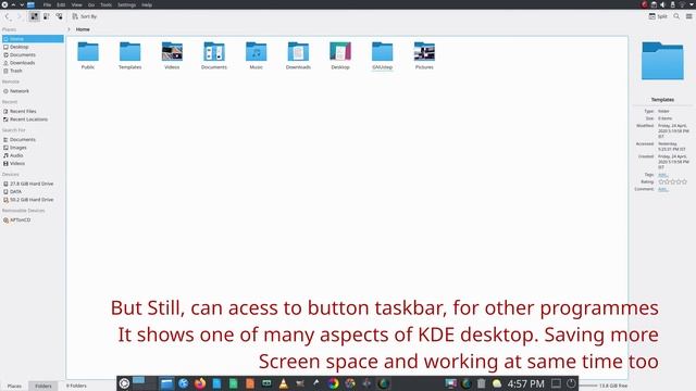 Activity windows control in KDE смотреть онлайн