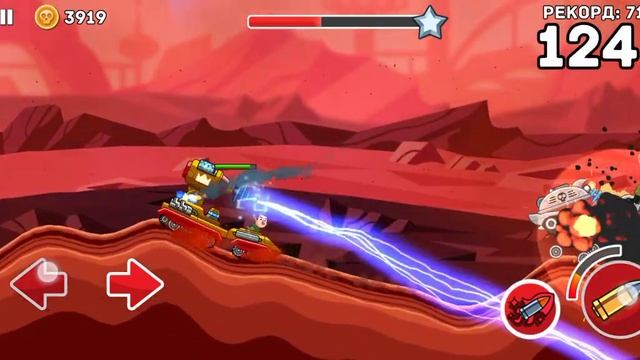 Hills of Steel : BOOSTED THE TESLA TANK TO LEVEL 6 PLAYING ADVENTURE смотреть онлайн