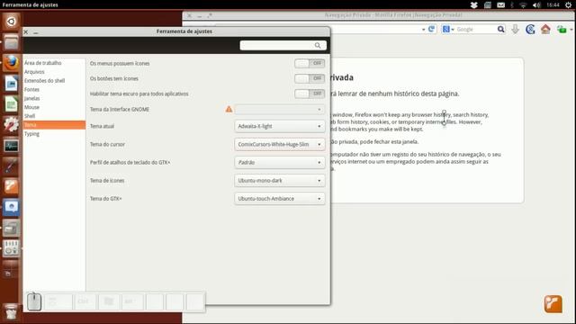 Como mudar o cursor do mouse no Ubuntu смотреть онлайн
