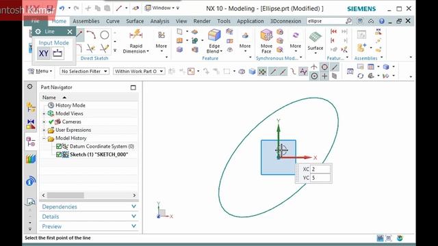 NX 12.0 | SIEMENS | Walkthrough - ELLIPSE смотреть онлайн