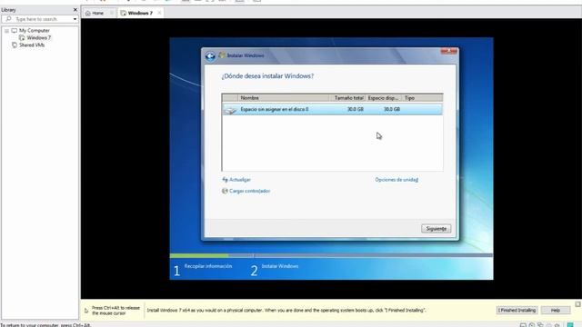 Instalación de Windows 7 x64 - Maquina Virtual смотреть онлайн