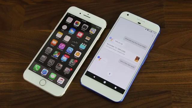 iPhone 7 Plus vs Google Pixel XL смотреть онлайн