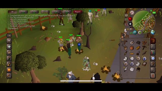 Old School RuneScape Mobile Gameplay Review iPhone XS Nostalgia Free to Play смотреть онлайн