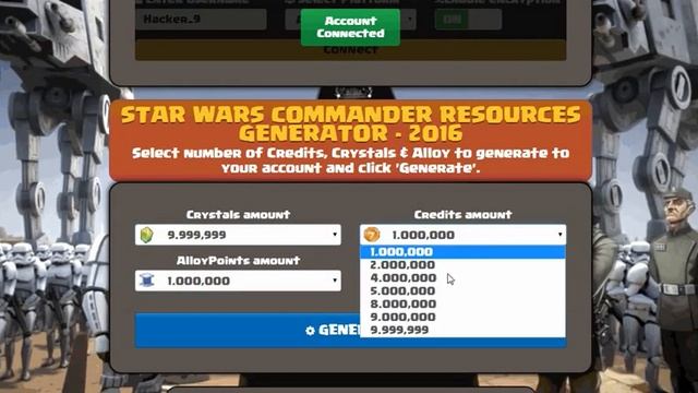 Star wars Commander - Cry & Credit & AlloyPoints coupon Giveaway - Online No download смотреть онлайн