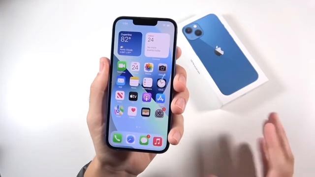 iPhone 13 blue unboxing ! смотреть онлайн