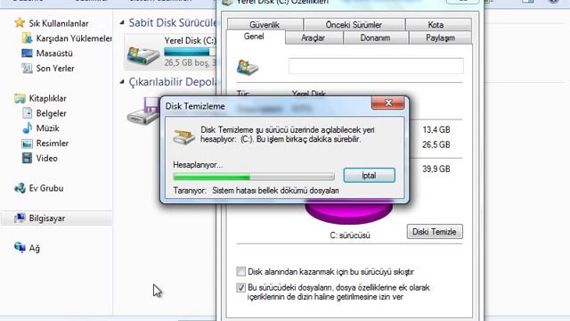 Sistem Geri Yükleme ve Gölge Kopyaları Silme смотреть онлайн