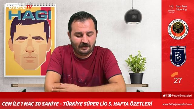 Cem ile 1 Maç 30 Saniye - Türkiye Süper Lig 3. Hafta Özetleri смотреть онлайн