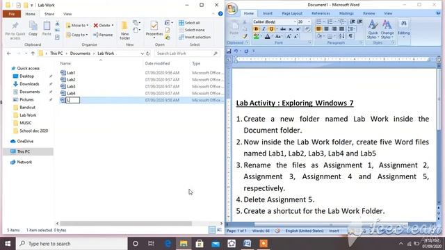 Lab Activity : Windows Explorer смотреть онлайн
