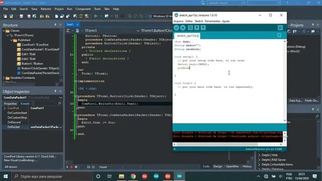 Comunicação Serial Delphi - Arduino смотреть онлайн