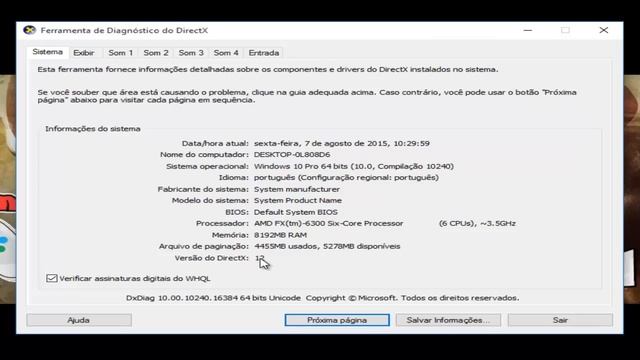 Atualizando DirectX 12 no Windows 10 смотреть онлайн