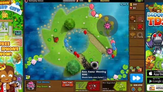 Bloons Monkey City 134 City 2 - [ Deutsch | German | Gameplay | Let's Play | Mobile | IOS | Iphone смотреть онлайн
