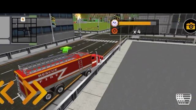 911 Firetruck 🚒 Rescue Gameplay | Fire Rescue | Android iOS Gameplay смотреть онлайн