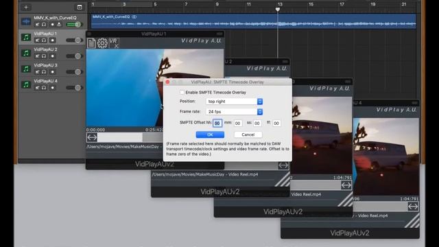 Logic Pro X: multiple video windows using VidPlayAU смотреть онлайн