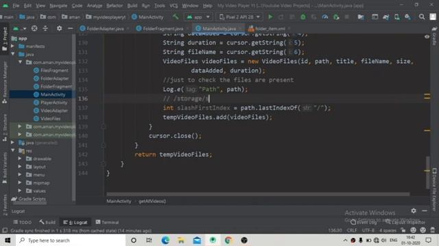 How To Make Video Player App In Android Studio | Show Folder In Recycler View List Tutorial - Part смотреть онлайн