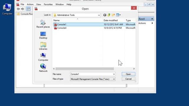 Windows 8.0 Professional - Export a Security Template смотреть онлайн