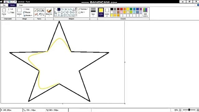 Simple painting on laptop! Paint app on Windows смотреть онлайн