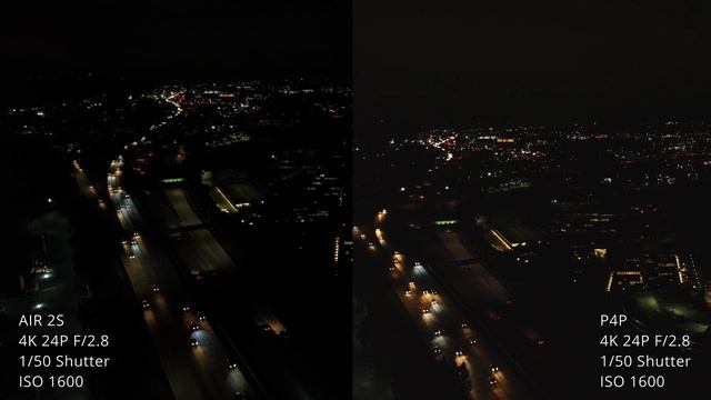 DJI Air 2S vs. Phantom 4 Pro - 1 inch Sensor Low Light Test смотреть онлайн