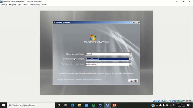 Instalacion de Windows Server 2008 en virtualbox смотреть онлайн