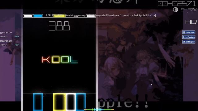 Masayoshi Minoshima ft. nomico - Bad Apple!! [Lvl 28] смотреть онлайн