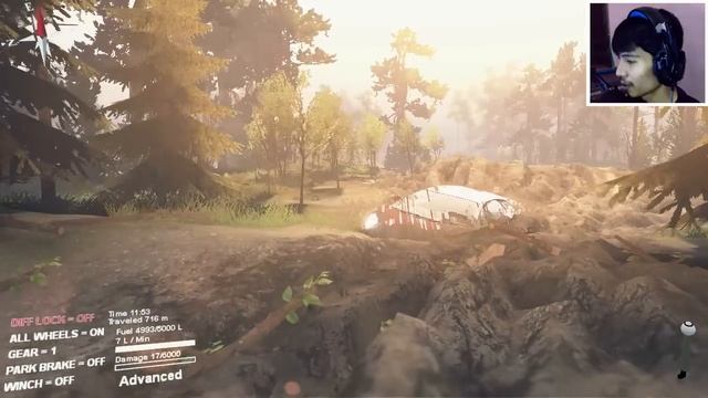 Lamborghini Aventador dibawa Off Road !! / SpinTires Gameplay смотреть онлайн