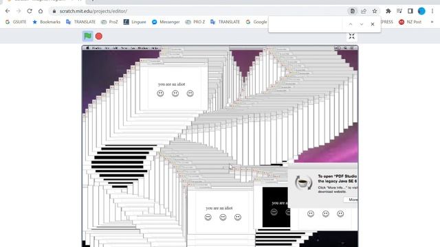 Running YOUAREANIDIOT.org on MacOS (scratch.mit.edu) смотреть онлайн