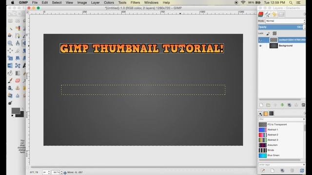 How To Make FREE Custom Thumbnails!|GIMP TUTORIAL смотреть онлайн