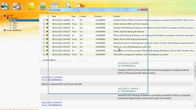 How to print text messages from iPhone on PC смотреть онлайн