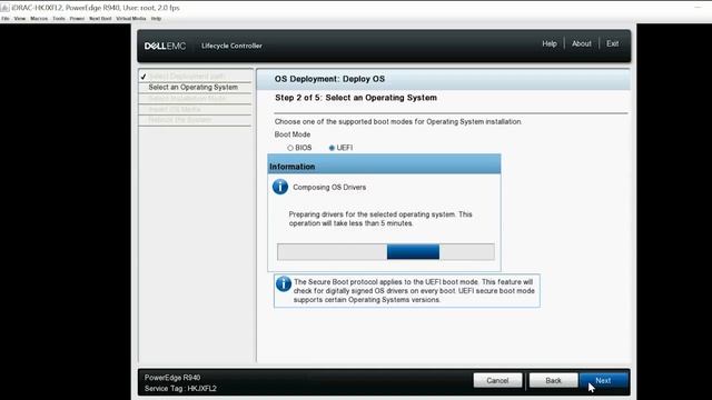 Installing Windows 2012 R2 OS in UEFI mode using Lifecycle Controller смотреть онлайн