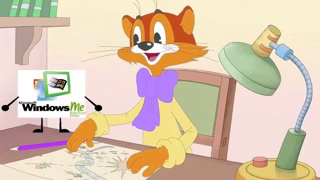 Cat Leopold and Microsoft Windows ME Talking смотреть онлайн