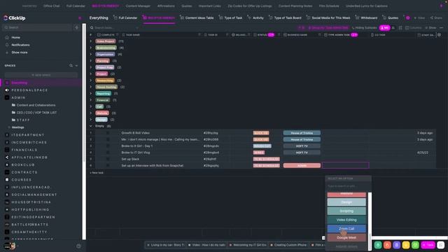How I Organize My Business and Life in Click Up смотреть онлайн