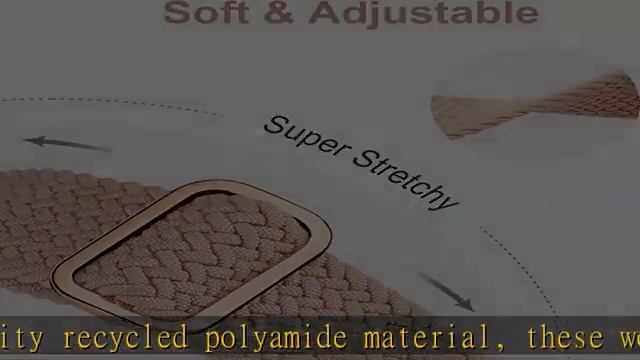 Braided Solo Loop Compatible with Apple Watch Band 38mm 40mm 41mm Women Men, Adjustable Stretchy Ba смотреть онлайн