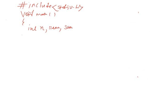 PROGRAMMING USING C CLASS-120 (WAP in C to find the sum of digits) смотреть онлайн