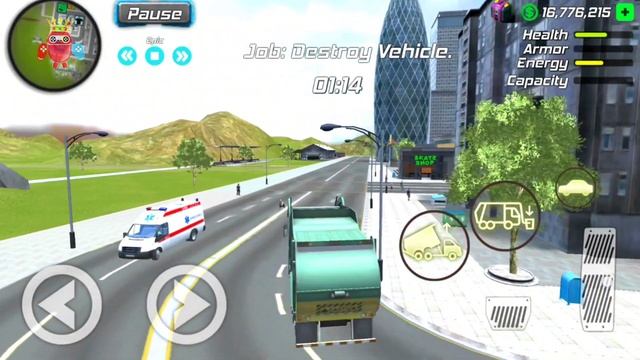 Black Hole Rope Hero Vice Vegas - Ambulance at Train Station - Android Gameplay смотреть онлайн