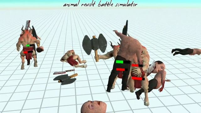 Tournament 5 Vs 5 Animal With Weapons, Animal Revolt Battle Simulator, ARBS