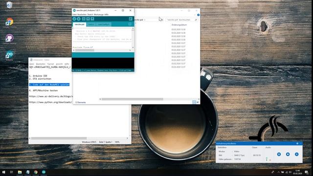 CleverCoffee PID & Rancilio-PID Software auf dem NodeMCU installieren смотреть онлайн