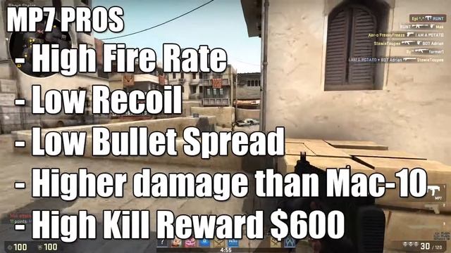 CS:GO - MP7 vs MAC-10 смотреть онлайн