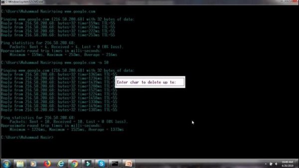 Ping Command In CMD