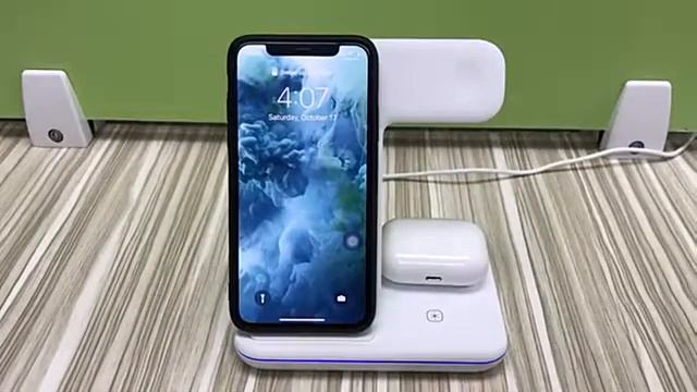 3 in 1 Charge Station Fast Charging for iPhone 12 11 XS X XR 7 8 Apple Watch 6 5 4 3 2 AirPods Pro смотреть онлайн