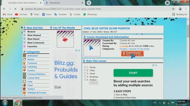 How To Download & install Custom mouse Cursor In Windows Pc || download mouse cursor windows 7/8/10 смотреть онлайн