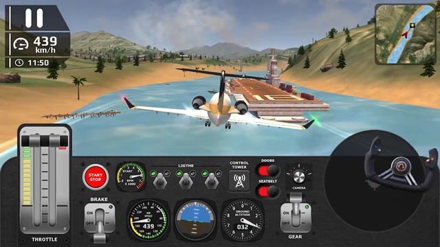 Airplane Flight Pilot Simulator -AFPS Android Gameplay