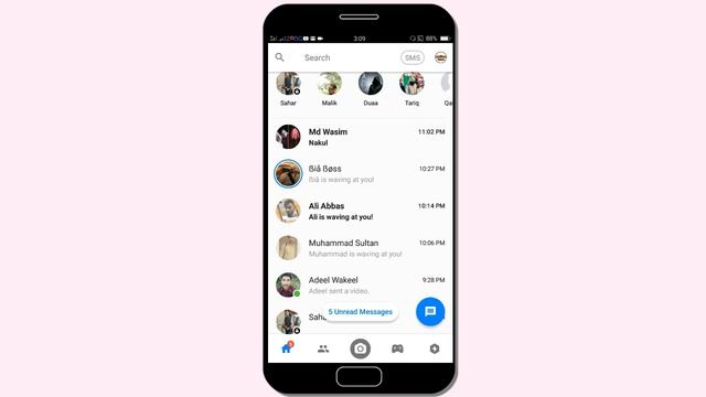 Facebook Messenger Sand message automatic delete смотреть онлайн