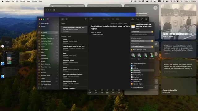 How to Share and Collaborate with Others Mac OS Sonoma | Teach Mom How смотреть онлайн
